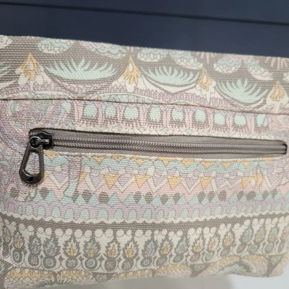 Sakroots Crossbody Adjustable Strap Pockets inside.